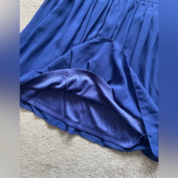 NWT Francesca’s Collection Blue Sleeveless Sequin Mesh Dress Blue size large - Picture 13 of 16